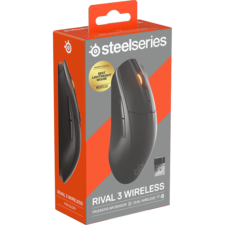 خرید موس Steelseries Rival 3 Gen 2 - بی‌سیم - سیاه